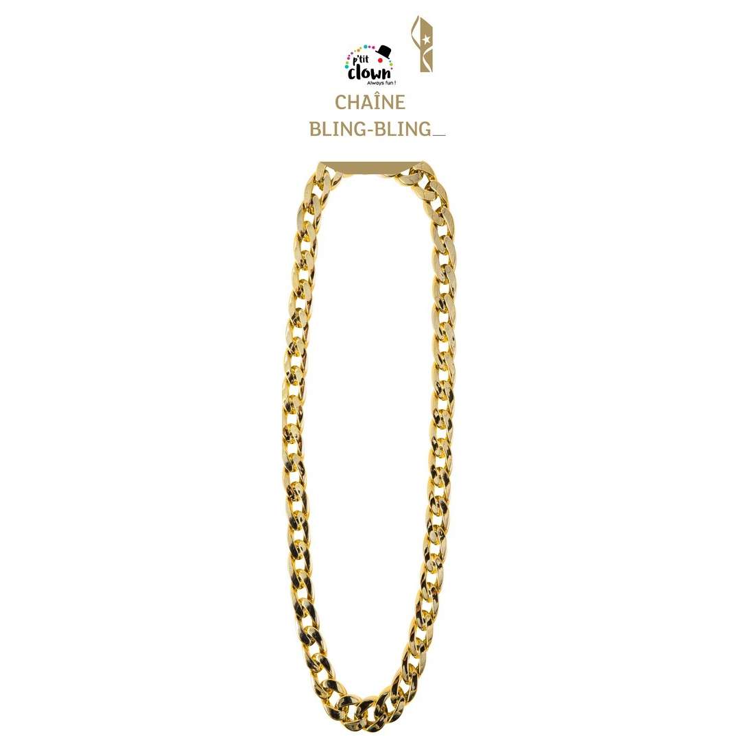 _xx_Chain bling bling - 75 cm - gold