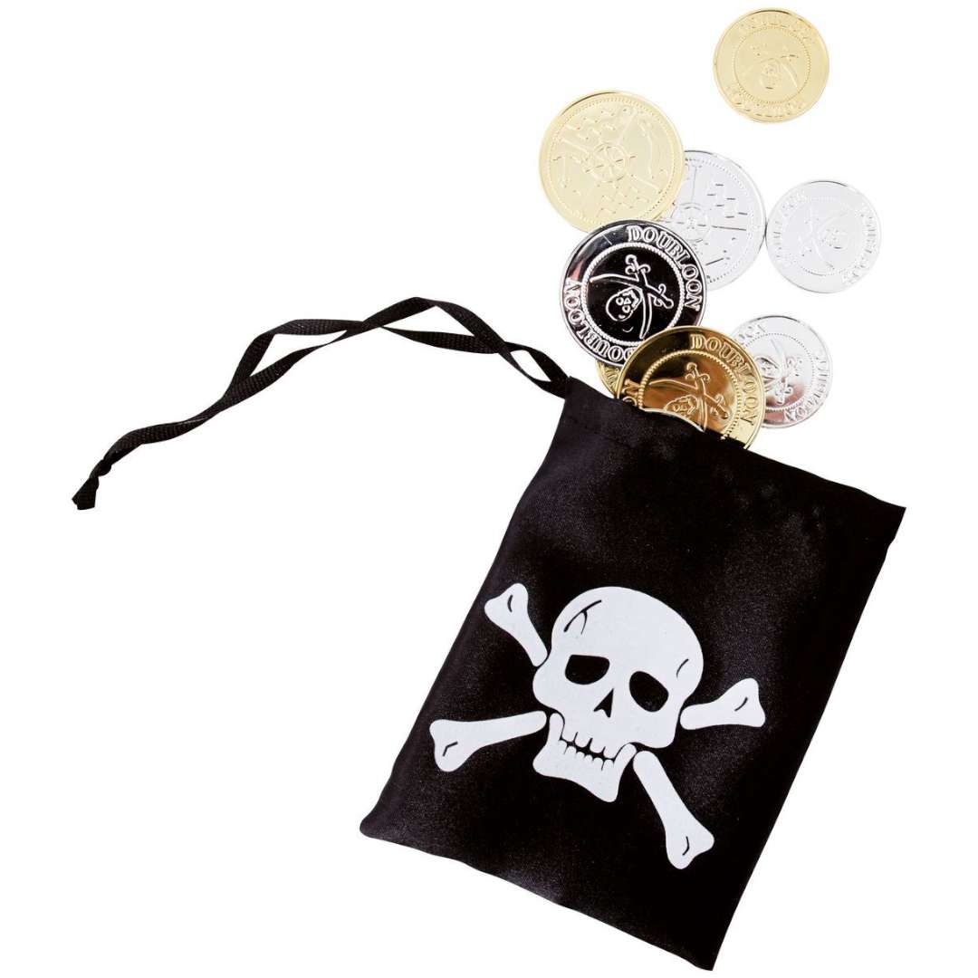 _xx_Pirate purse 2 golden and silver coins