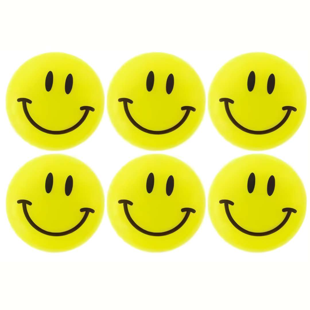 Magnesy Emoji - Uśmiech żółte Aliga 30 mm. 6 szt