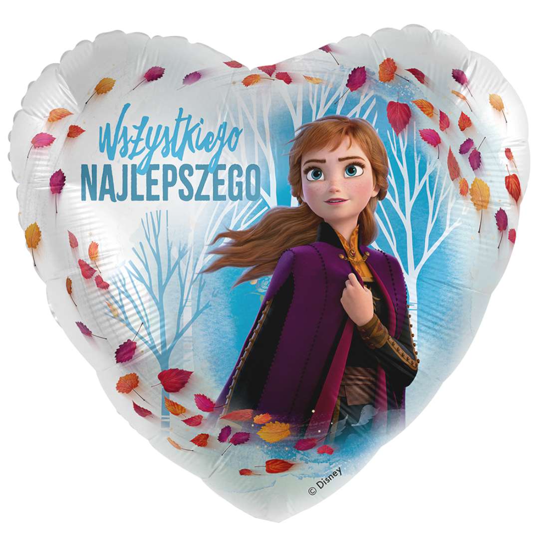 Balon foliowy Frozen - Anna Wszystkiego Najlepszego Premioloon 17 HRT