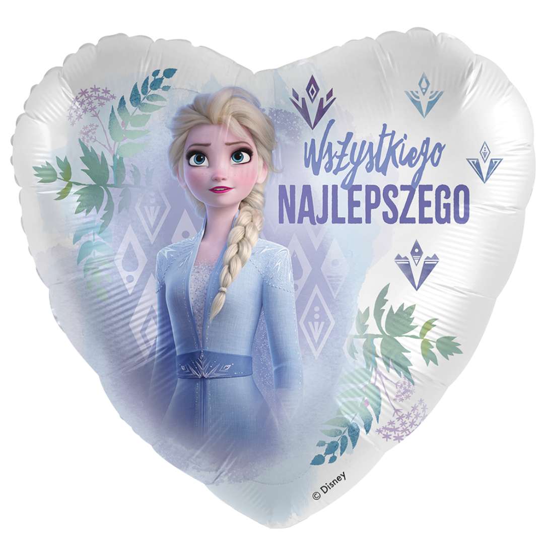 Balon foliowy Frozen - Elsa Wszystkiego Najlepszego  Premioloon 17 HRT
