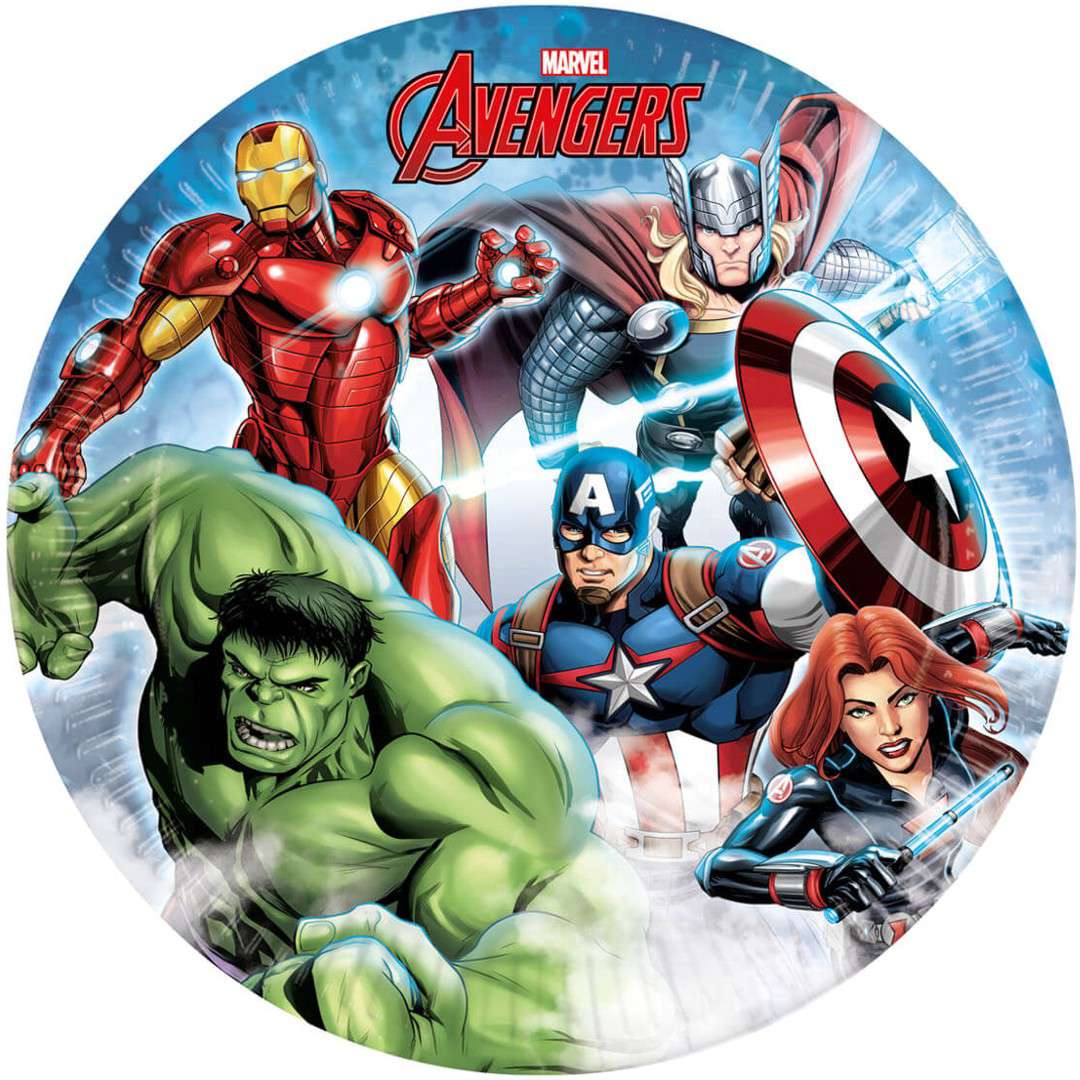 Talerzyki papierowe Avengers Infinity Stone Procos 23 cm 8 szt