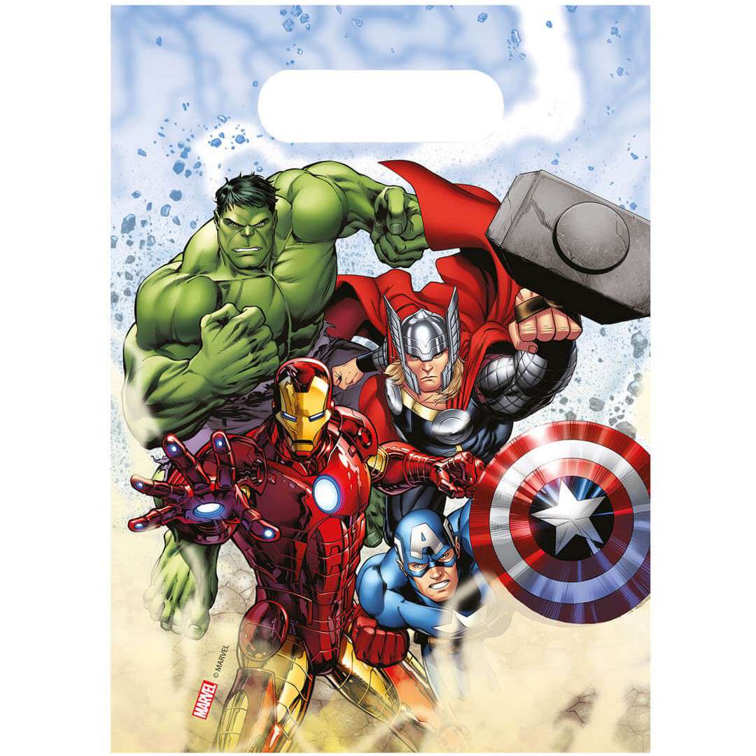 Torebki foliowe Avengers Infinity Stones Procos 6 szt
