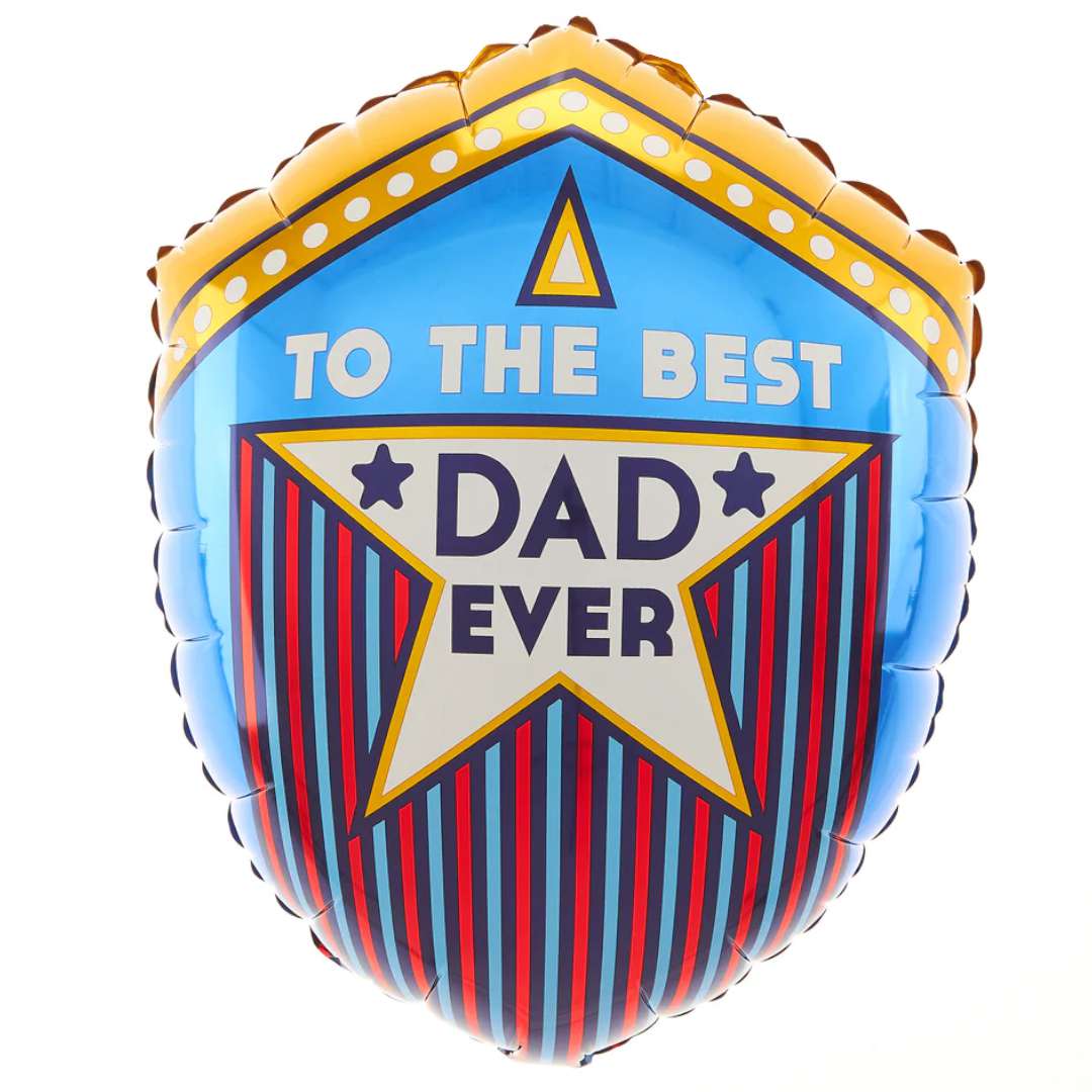 Balon foliowy Odznaka - To The Best Dad Ever PartyPal 23 SHP