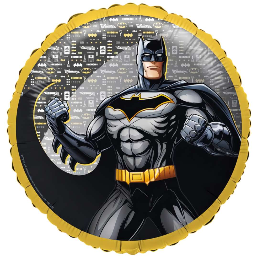 Balon foliowy Batman czarny Amscan 17 RND